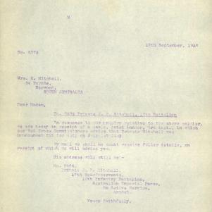 Soldier packet page