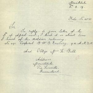 Soldier packet page