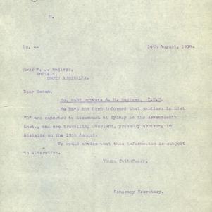 Soldier packet page