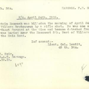 Soldier packet page