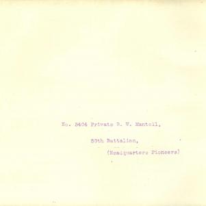 Soldier packet page