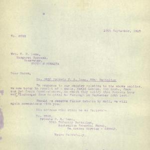 Soldier packet page