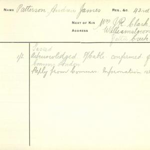 Soldier packet page
