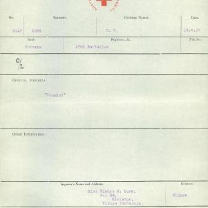 Soldier packet page