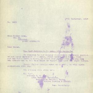 Soldier packet page