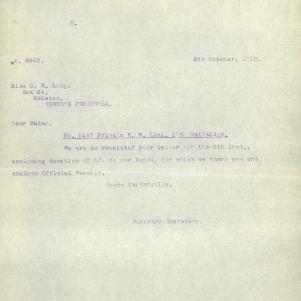 Soldier packet page