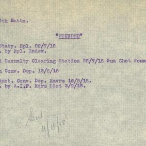 Soldier packet page