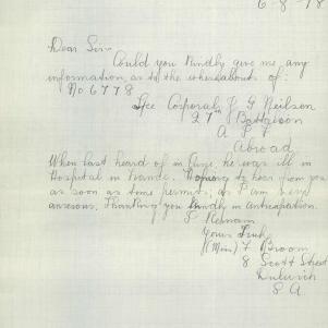 Soldier packet page