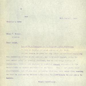 Soldier packet page