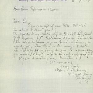 Soldier packet page