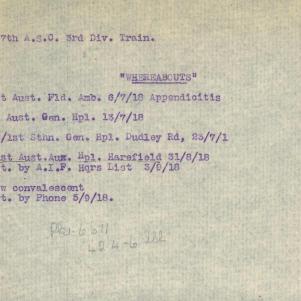 Soldier packet page