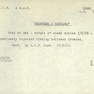 Soldier packet page