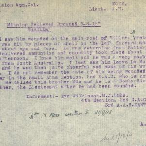 Soldier packet page
