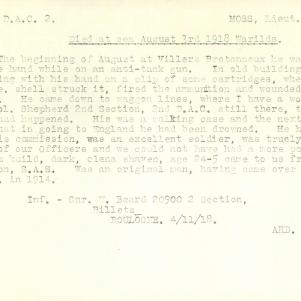 Soldier packet page