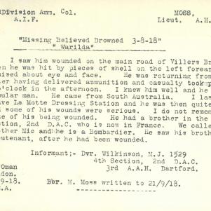 Soldier packet page