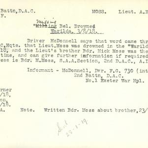 Soldier packet page