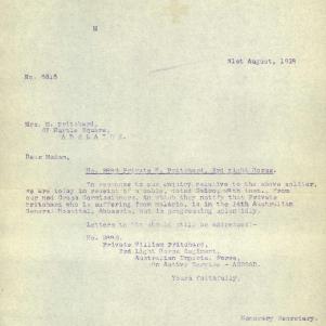Soldier packet page