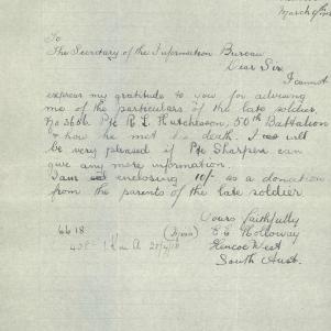 Soldier packet page