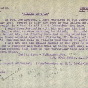 Soldier packet page