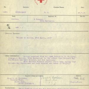 Soldier packet page