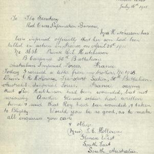 Soldier packet page