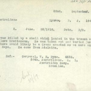 Soldier packet page