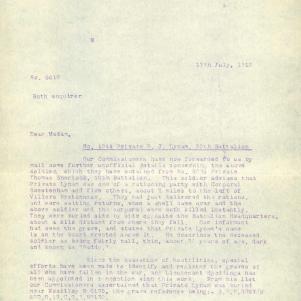 Soldier packet page