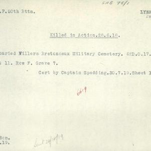 Soldier packet page