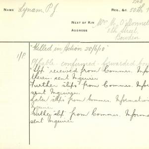 Soldier packet page