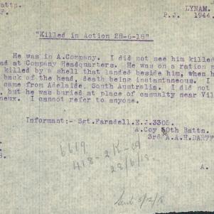 Soldier packet page