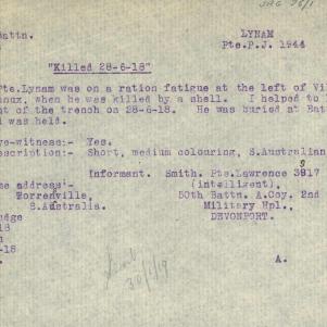 Soldier packet page