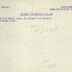 Soldier packet page