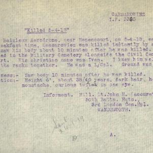 Soldier packet page