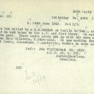Soldier packet page