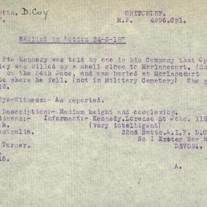 Soldier packet page
