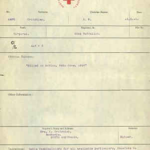 Soldier packet page