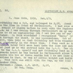 Soldier packet page