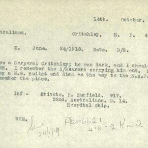 Soldier packet page