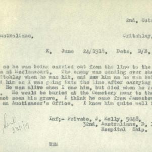 Soldier packet page