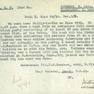 Soldier packet page