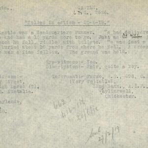 Soldier packet page