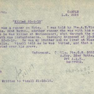 Soldier packet page