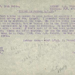 Soldier packet page