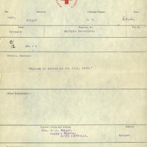 Soldier packet page