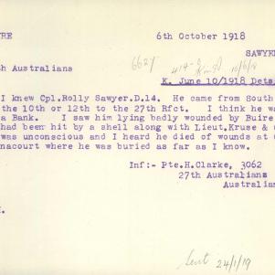 Soldier packet page