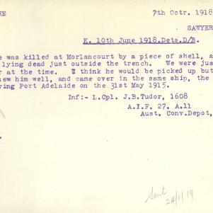 Soldier packet page