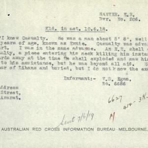 Soldier packet page