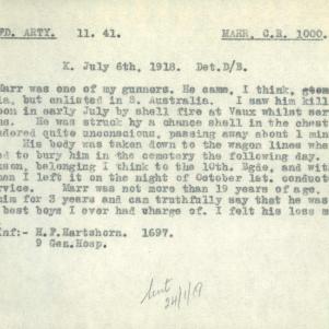Soldier packet page