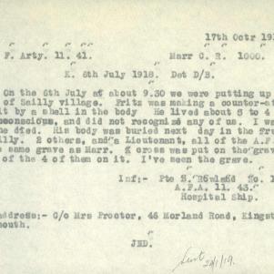 Soldier packet page