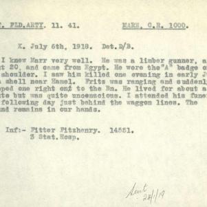 Soldier packet page